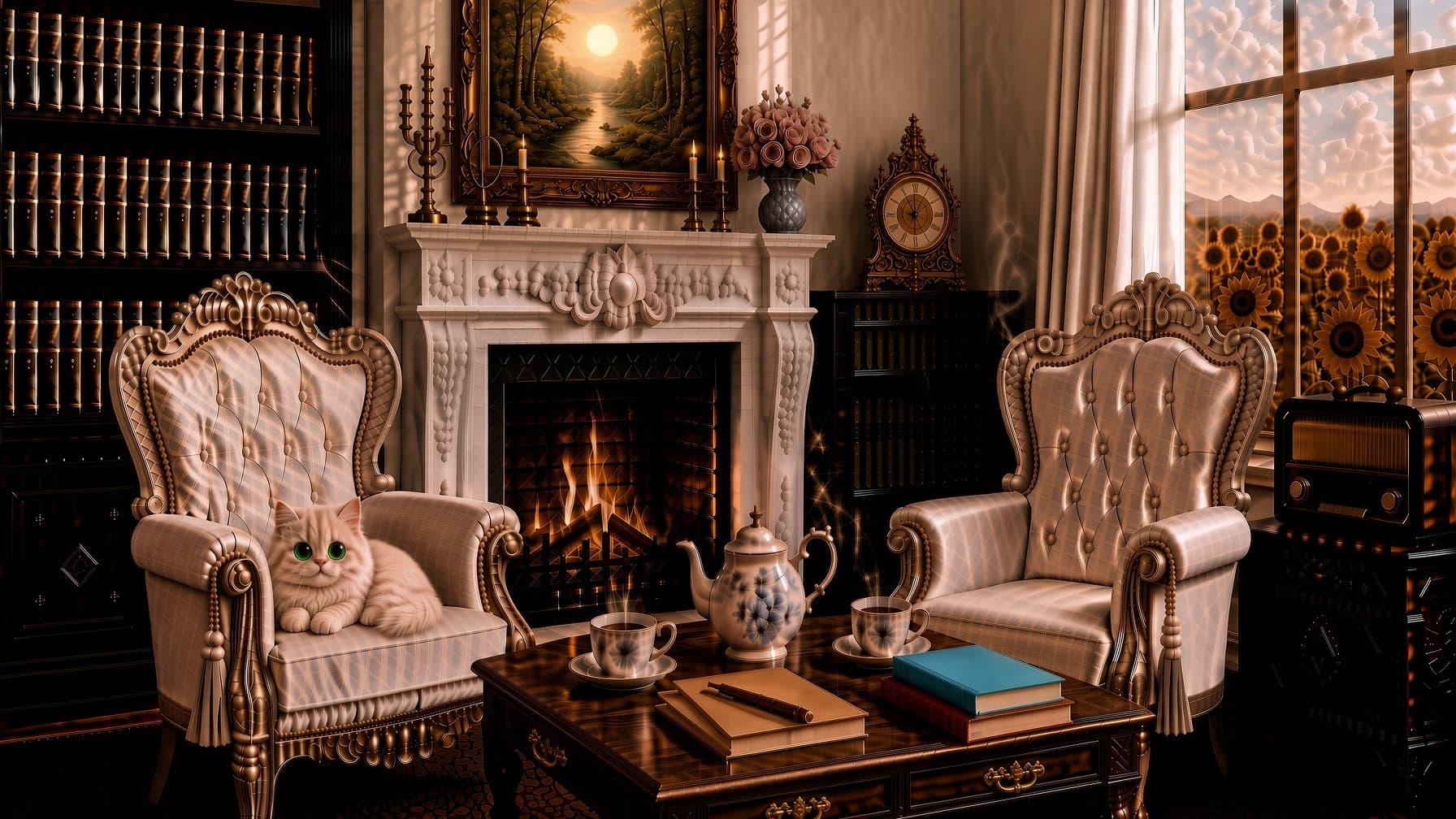 The TeaTutor room